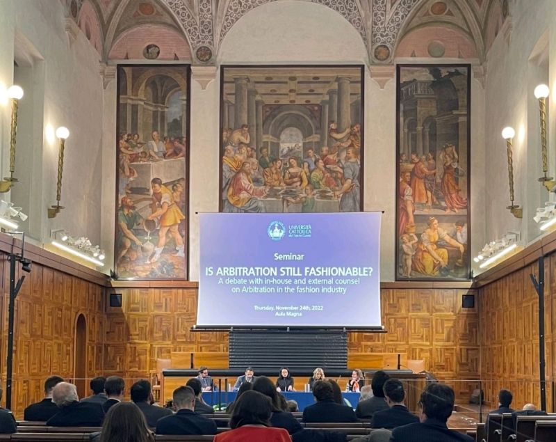 Intervention de Marina Matousekova à la conférence « Is arbitration still fashionable? » à Milan